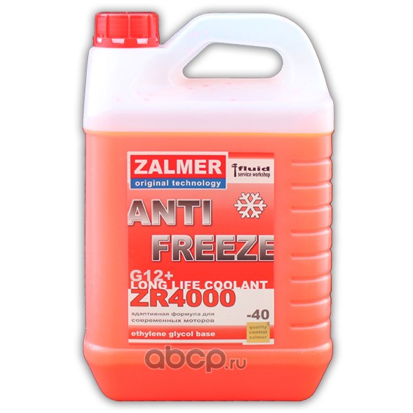 Antifreeze ZR4000  LLC G12+ (красный)  5л